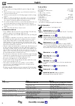 Предварительный просмотр 4 страницы Hans Grohe MyClub 180 Showerpipe Instructions For Use/Assembly Instructions