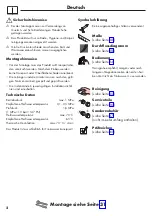 Preview for 2 page of Hans Grohe MyCube 13818000 Instructions For Use/Assembly Instructions