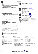 Preview for 4 page of Hans Grohe MyCube L 1jet 13820000 Instructions For Use/Assembly Instructions