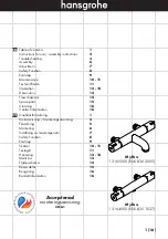 Hans Grohe MyFox 13165000 Manual preview