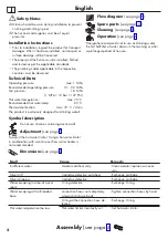 Preview for 2 page of Hans Grohe MySport L 13831000 Instructions For Use/Assembly Instructions