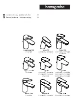 Hans Grohe Novus 100 71027009 Instructions For Use/Assembly Instructions предпросмотр