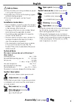 Preview for 3 page of Hans Grohe Novus 100 71030007 Instructions For Use/Assembly Instructions