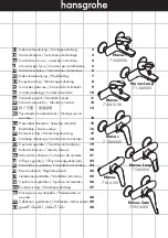 Hans Grohe Novus 71040000 Instructions For Use/Assembly Instructions preview