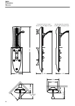 Предварительный просмотр 4 страницы Hans Grohe PHARO Duschpaneel Moonlight 26 211 000 Installation Instructions Manual