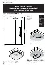 Предварительный просмотр 8 страницы Hans Grohe Pharo Duschtempel 100 Quadra M40L 29 42 Series Installation Instructions Manual