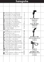 Hans Grohe Porter'D 27526 Series Instructions For Use/Assembly Instructions предпросмотр