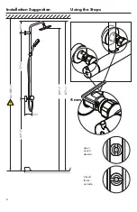 Preview for 6 page of Hans Grohe Pressure Balance Showerpipe 04530 0 Series Installation/User Instructions/Warranty