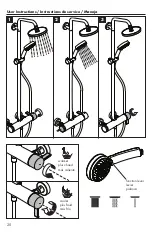 Preview for 20 page of Hans Grohe Pressure Balance Showerpipe 04530 Series Installation/User Instructions/Warranty