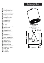 Hans Grohe Pulsify 105 1jet 24130 Series Assembly Instructions preview