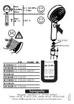 Предварительный просмотр 6 страницы Hans Grohe Pulsify 105 3jet Relaxation 24110 5 Series Assembly Instructions Manual