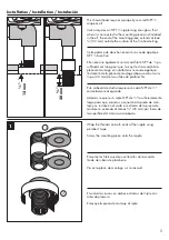 Предварительный просмотр 5 страницы Hans Grohe Pulsify E 100 24338 1 Series Installation/User Instructions/Warranty