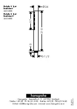 Предварительный просмотр 6 страницы Hans Grohe Pulsify S 1jet EcoSmart 24125 Series Assembly Instructions Manual