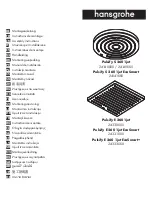 Hans Grohe Pulsify S 260 1jet EcoSmart 24141 0 Series Assembly Instructions Manual preview