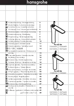 Hans Grohe PuraVida 15066000 Instructions For Use/Assembly Instructions preview