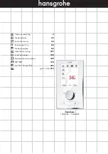 Предварительный просмотр 2 страницы Hans Grohe RainBrain 15841 Series Instructions For Use Manual