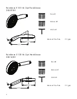 Preview for 2 page of Hans Grohe Raindance 28507XX1 Installation Instructions / Warranty