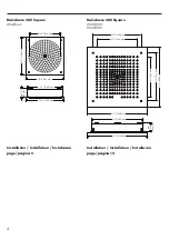 Предварительный просмотр 4 страницы Hans Grohe Raindance 400 Square 26253001 Installation/User Instructions/Warranty