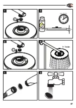 Предварительный просмотр 47 страницы Hans Grohe Raindance Connect Showerpipe Eco 27166... Instructions For Use/Assembly Instructions