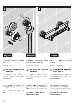 Предварительный просмотр 10 страницы Hans Grohe Raindance E 04732 0 Series Installation/User Instructions/Warranty