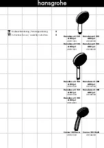 Hans Grohe Raindance E 100 AIR 1jet 28508003 Instructions For Use/Assembly Instructions preview