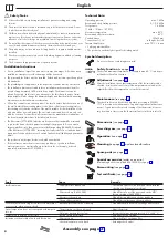 Предварительный просмотр 4 страницы Hans Grohe Raindance E 150 SemiPipe 27236000 Instructions For Use/Assembly Instructions