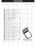 Hans Grohe Raindance Rainfall 150 Instructions For Use/Assembly Instructions preview