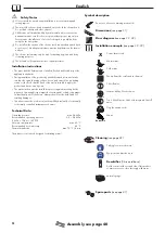 Preview for 4 page of Hans Grohe Raindance Rainfall 28400000 Instructions For Use/Assembly Instructions