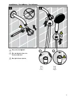 Preview for 5 page of Hans Grohe Raindance S 100 3-Jet Handshower Set 04518 0... Installation/User Instructions/Warranty