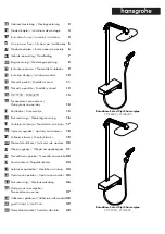 Hans Grohe Raindance Select 2jet 27126000 Instructions For Use/Assembly Instructions предпросмотр