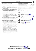 Preview for 3 page of Hans Grohe Raindance Select S 240 2jet 2647040 Series Instructions For Use/Assembly Instructions