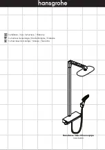 Preview for 1 page of Hans Grohe Raindance Select Showerpipe 04610400 User Manual