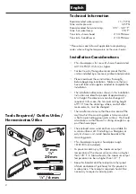 Preview for 2 page of Hans Grohe Raindance Showerpipe 27165-1 Series Installation/User Instructions/Warranty