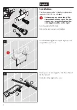 Предварительный просмотр 6 страницы Hans Grohe Raindance Showerpipe 27165-1 Series Installation/User Instructions/Warranty