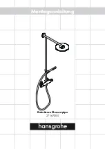 Hans Grohe Raindance Showerpipe 27167000 Installation Instructions Manual preview