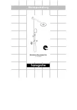 Предварительный просмотр 1 страницы Hans Grohe Raindance Showerpipe Eco Assembly Instructions Manual