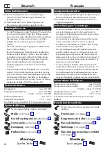 Preview for 2 page of Hans Grohe Rainfinity 500 1jet 26243 Series Instructions For Use/Assembly Instructions