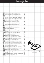 Hans Grohe Rainmaker Select 460 1jet
24003400 Instructions For Use/Assembly Instructions предпросмотр