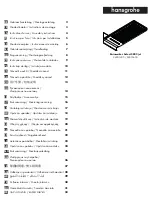 Hans Grohe Rainmaker Select 580 3jet 24001400 Instructions For Use/Assembly Instructions предпросмотр