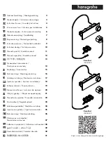 Предварительный просмотр 1 страницы Hans Grohe RainPad 15854600 Instructions For Use/Assembly Instructions