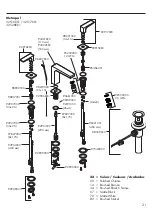 Предварительный просмотр 21 страницы Hans Grohe Rebris S 72530 1 Series Installation And User Instructions Manual