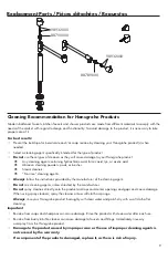 Preview for 9 page of Hans Grohe S 04058 0 Series Installation/User Instructions/Warranty