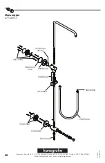 Preview for 20 page of Hans Grohe Showerpipe 240 EcoSmart 26742003 Instructions For Use/Assembly Instructions