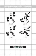 Hans Grohe Solaris E 04056 0 Series Installation Instructions / Warranty preview