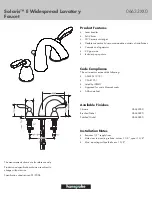 Preview for 1 page of Hans Grohe Solaris E 06633000 Features & Dimensions