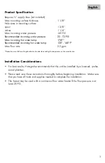 Preview for 3 page of Hans Grohe Solaris2 04169 0 Series Installation Instructions / Warranty