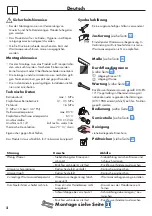 Preview for 2 page of Hans Grohe Sportive 2 Series Instructions For Use/Assembly Instructions