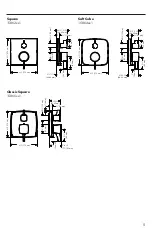 Preview for 5 page of Hans Grohe Square 15862 1 Series Installation/User Instructions/Warranty