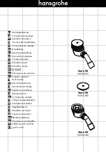 Предварительный просмотр 1 страницы Hans Grohe Staro 90 6055 Series Assembly Instructions