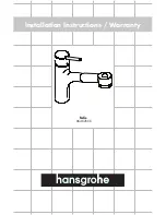 Preview for 1 page of Hans Grohe Talis 06462XXX Installation Instructions Manual